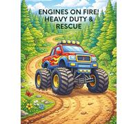 Engines on Fire! Heavy Duty & Rescue: A bold coloring book of trucks, emergency vehicles, and mighty haulers