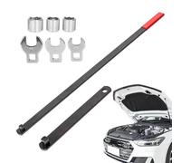 Engines Pulley Remover - Slim Torque Spanner, Socket Adapter Kit | Flexible Drive Bar, Vehicle Repairs Tool, with Auto Shop Use for Tight Spot Fixing, Truck Car Alignment, Engine Repair Bay Action