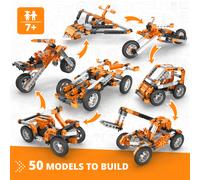 Engino Creative Builder: 50 Models Motorised - Multimodel Set
