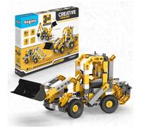 Engino Creative Builder Wheeled Loader Machinery Construction Kit