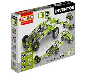 Engino-INVENTOR 1631 - Construction Kit 16 in 1 Cars