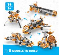 Engino Inventor Mechanics Space Shuttle With 5 Bonus Models, Multi