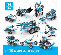 Engino Inventor Robotised: ginoBot with extra motor & 10 bonus models