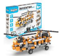 Engino- Inventor STEM Toys, Motorized Double-Blade Helicopter, Construction Toys for Kids 9+, STEM Building Toys, STEM Kits, Gifts for Boys & Girls