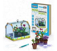 Engino - Jouets Steam Labs - Comment fonctionnent Les serres ? | Kits scientifiques éducatifs pour Enfants | Kit d'expériences et d'activités guidées