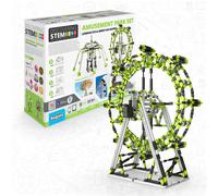 Engino STEM Amusement Park Set: London Eye and Merry Go Round