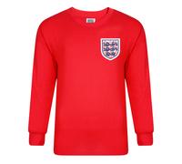 England 1966 World Cup Final No 6 Retro Shirt Red Medium Cotton