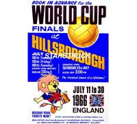 England 1966 World Cup Final World Cup Willie Exclusive A4 Print