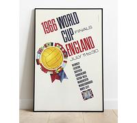 England 1966 World Cup Finals Poster : A Huge 36"x24" Poster Print Similar (Slightly Larger) to A1 Size : Vintage Retro Reproduction