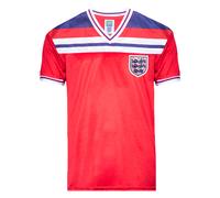 England 1982 World Cup Finals Away Retro Shirt Red Medium Cotton/Polyester