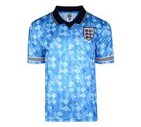 England 1990 World Cup Finals Retro Third Shirt Blue XXX-Large Polyester