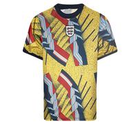 Score Draw England 1993 Home Retro Goalkeeper Shirt Yellow/Multi XX-Large Polyester