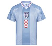 England 1996 Away Euro No.8 Gascoigne Retro Shirt