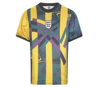 England 1996 Home Retro Goalkeeper Shirt Yellow/Multi Medium Polyester