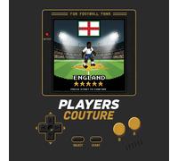 England 2 Football World Cup 8-Bit Kids T-Shirt - Black / 9-11 years