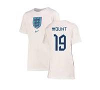 England 2022/23 Crest Tee Mason Mount in White | Size: XL England White XL