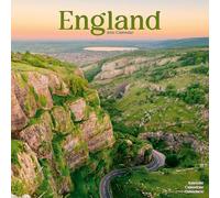 England 2026 Calendar | Square Wall Calendar | Travel Gift | Plastic Free Packaging | by Avonside Publishing
