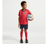 England 2026 Stadium Away Younger Kids' Nike Football Replica 3-Piece Kit - Red - Polyester XS