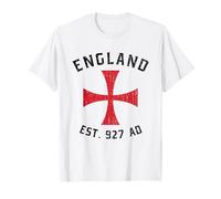 England 927AD Knights Templar Crusader Cross T-Shirt