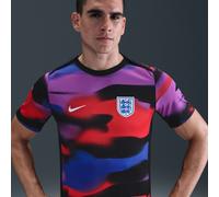 England Academy Pro Men's Nike Dri-FIT Football Pre-Match Short-Sleeve Top - Blue - Polyester L