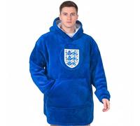 England Adults Oversized Hoodie Blanket - Official Football Gift, Blue, Size S-L