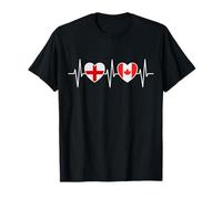 England And Canada Canadian Flag Flags T-Shirt