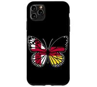England and Germany Butterfly Half English German Roots Case for iPhone 11 Pro Max