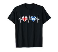 England And Scotland Scottish Flag Flags T-Shirt