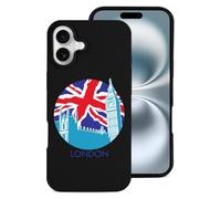 England Big Ben Flag Cell Phone Case Compatible with iPhone 16/16 Plus/16 Pro/16 Pro Max Leather Protective Shell