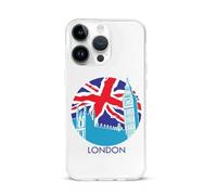 England Big Ben Flag TPU Cell Phone Case Compatible with iPhone 15/15 Plus/15 Pro/15 Pro Max Soft Protective Shell