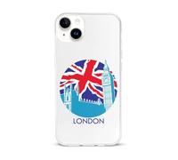 England Big Ben Flag TPU Cell Phone Case Compatible with iPhone 15/15 Plus/15 Pro/15 Pro Max Soft Protective Shell