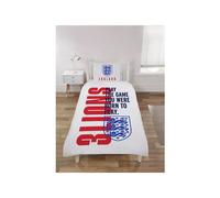 England Born To Play Single Crest Duvet and Pillow Case Set