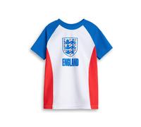 England Boy's Kids Swim Top (White) in White | Size: 2-3 Years England White 2-3 Years