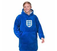 England Childrens/kids Crest Oversized Blanket Hoodie Blue (10-14 Years)
