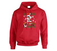 England Christmas Mens Hoody World Cup 2025 Football Boys Pullover Jumper Funny Santa Dab Dabbing Novelty Unisex Gift Girls Kids Hoodie Printed Design Red - Small
