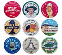 England Cricket Beer Mats x9