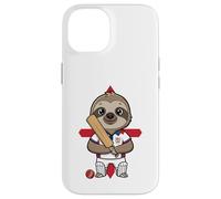 England Cricket Sloth Sports Fan Animal Country Flag Case for iPhone 14