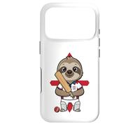 England Cricket Sloth Sports Fan Animal Country Flag Case for iPhone 17 Pro