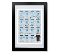 England Cricket World Cup Winners 2019 team squad signed poster print framed picture photo autograph gift Ben Stokes (A4 framed & mounted)