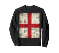 England ENG English Saint George's Cross Vintage Distressed Sweatshirt