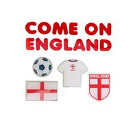 England Euro 2024 Team Gel Window Stickers: Come on England and Its Coming Home
