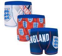 England FA Boy's Kids 3 Pack Boxer Shorts in Navy | Size: 3-4 Years England FA Navy 3-4 Years