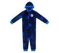 England FA Boy's Kids Fleece All-In-One in Navy | Size: 8-9 Years England FA Navy 8-9 Years
