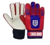 England FA Boy's Kids Goalkeeper Goalie Gloves in Red | Size: 10-14 Years England FA Red 10-14 Years