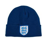 England FA Men's Knitted Turned Up Cuff Beanie in Navy England FA Navy One Size