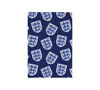 England FA Multi Crest Fleece Blanket Black Navy