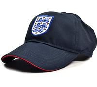England FA Washed Navy Three Lions Sandwich Peak Baseball Cap