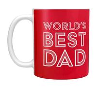 England FA Worlds Best Dad Mug (One Size) (Red/White)