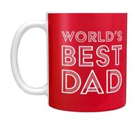 England FA Worlds Best Dad Mug (One Size) (Red/White)
