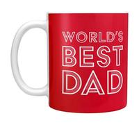 England Fa Worlds Best Dad Mug Red/white (One Size)